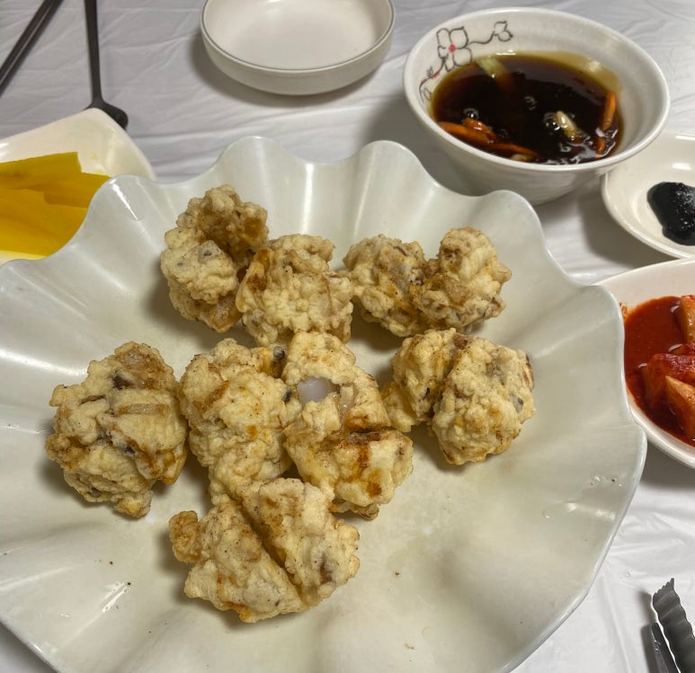 레드향 해물탕수육
