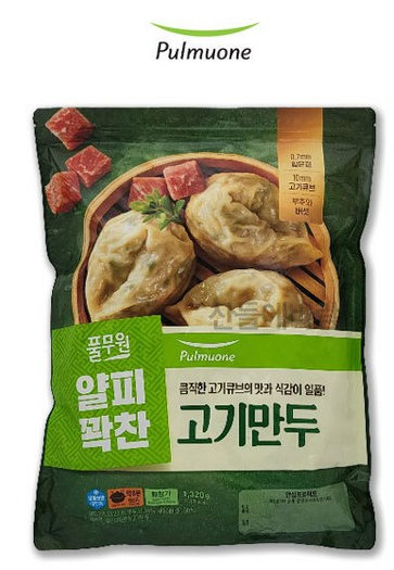 풀무원 얇은피꽉찬속 고기만두 제품