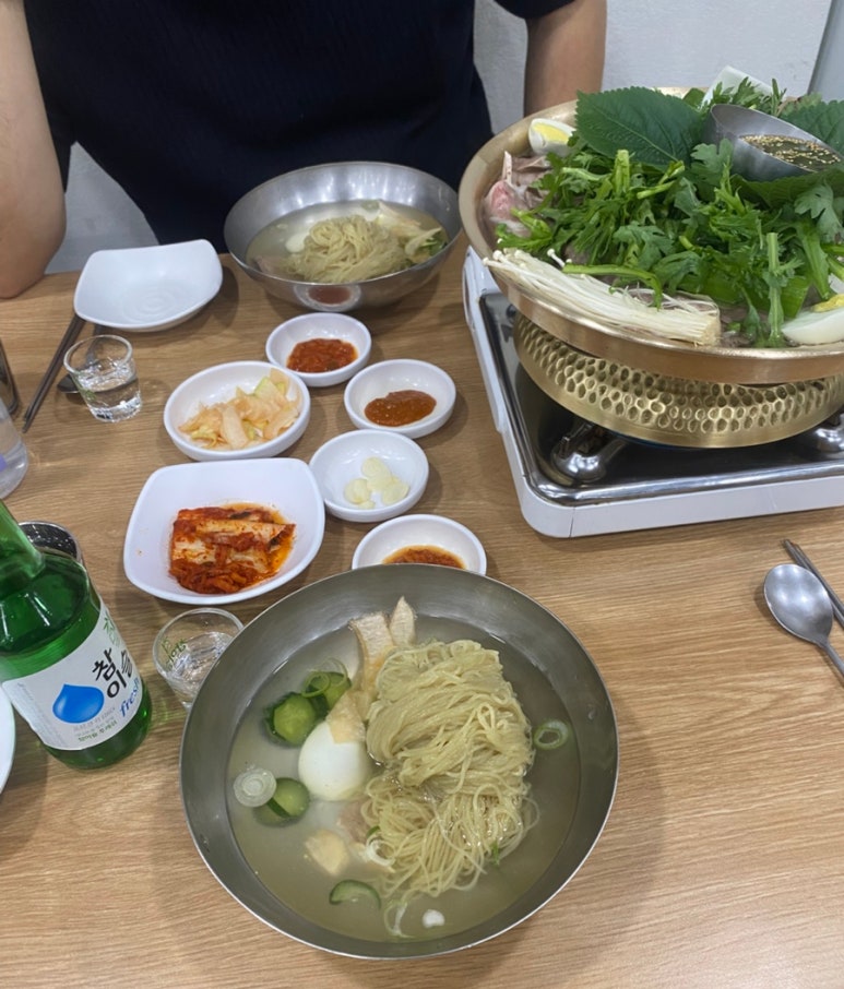 친구와 재방문해 주문한 어복쟁반 소자