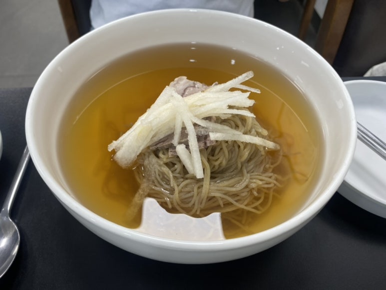 피양옥의 별도 메뉴 피양냉면