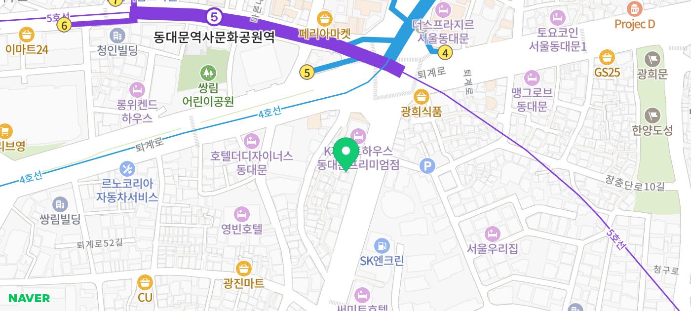평양면옥 위치 지도