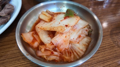 을지면옥 김치