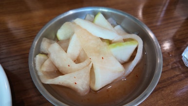 을지면옥 기본 김치